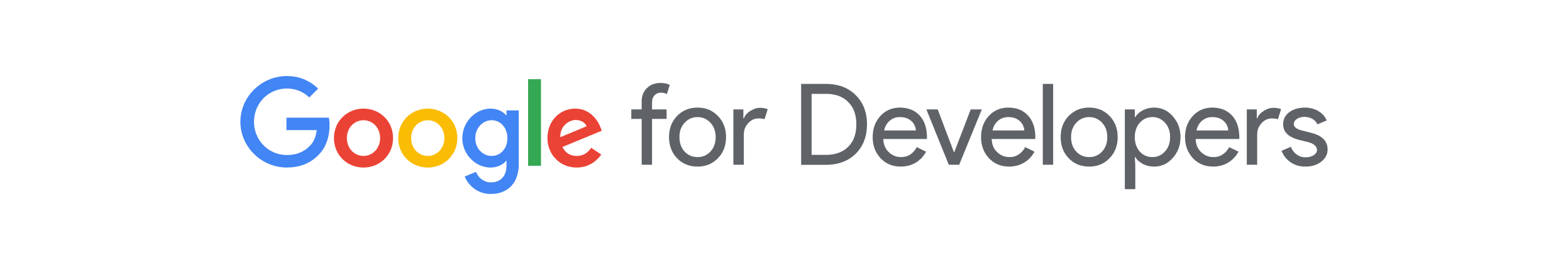 Google for Developers - Title Sponsor